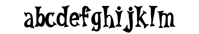 Gothic Christmas Regular Font LOWERCASE