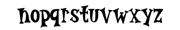 Gothic Christmas Regular Font LOWERCASE