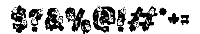 Gothic Haunt Ghost Font OTHER CHARS