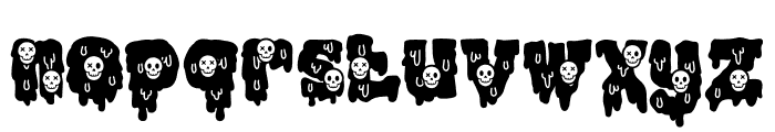 Gothic Haunt Skull Font LOWERCASE
