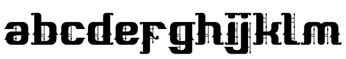 Gothic Mightier Font LOWERCASE