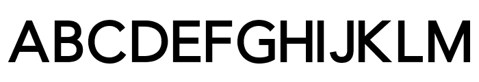 Gothic Semi-Bold Font LOWERCASE