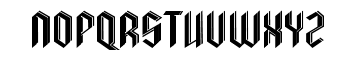 Gothic Shadow Font UPPERCASE