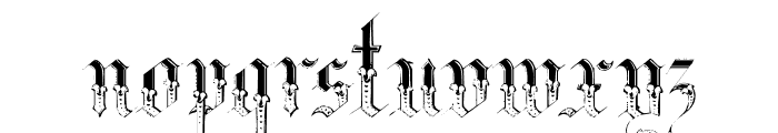 GothicGarbage Font LOWERCASE
