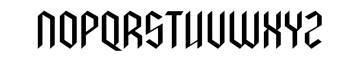 GothicRegular Font UPPERCASE