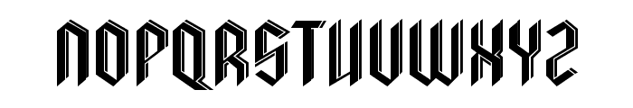 GothicShadowRegular Font UPPERCASE