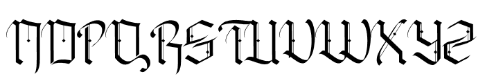 Gothically Font UPPERCASE