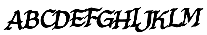 Gothique_Flare Font UPPERCASE