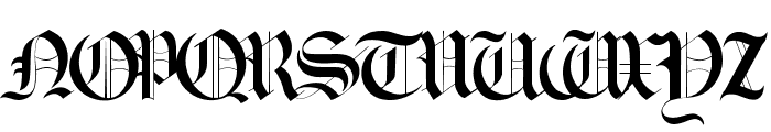 Gotische2 Font UPPERCASE