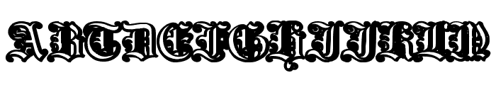 GotischeBold Font UPPERCASE