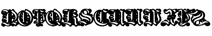 GotischeBold Font UPPERCASE