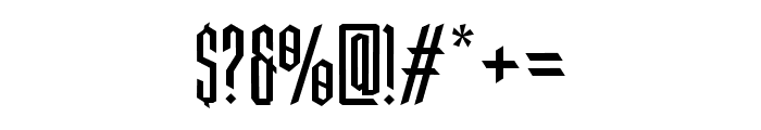 Gottyes Regular Font OTHER CHARS