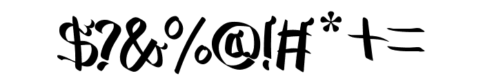 Goxx Font OTHER CHARS