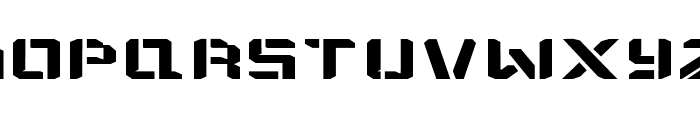 Gozen Expanded Mecha Font LOWERCASE