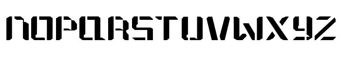 Gozen Light Mecha Font UPPERCASE