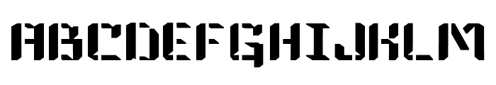 Gozen Light Mecha Font LOWERCASE