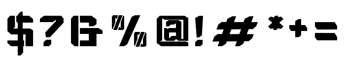 Gozen Mecha Font OTHER CHARS