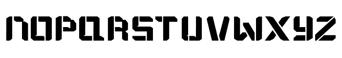 Gozen Mecha Font UPPERCASE