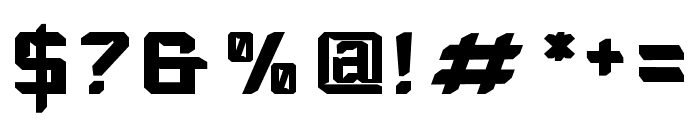 Gozen Regular Font OTHER CHARS