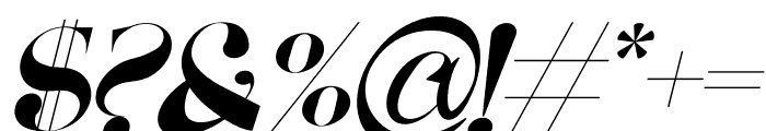 Gr1bson Italic Font OTHER CHARS