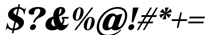 Grabag-Italic Font OTHER CHARS