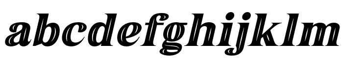 Grabag-ItalicInline Font LOWERCASE