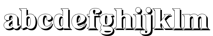 Grabag-Shadow Font LOWERCASE