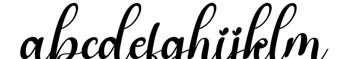 Gracama Font LOWERCASE