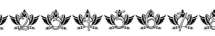 Grace Lotus Mandala Monogram Font OTHER CHARS
