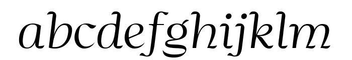 Grace Queen Italic Font LOWERCASE
