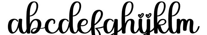Graceful Bright Font LOWERCASE