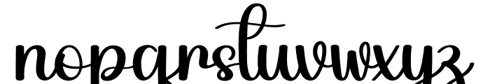 Graceful Bright Font LOWERCASE