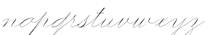 Graceful Font LOWERCASE