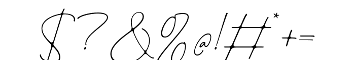 Gracelyn Handwriting Font OTHER CHARS