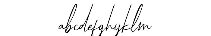 Gracelyn Handwriting Font LOWERCASE