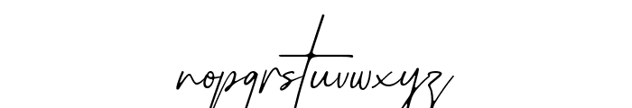 Gracelyn Handwriting Font LOWERCASE