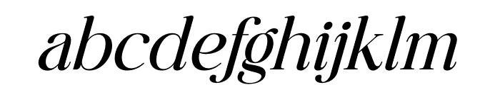 Grachy Firatte Italic Font LOWERCASE