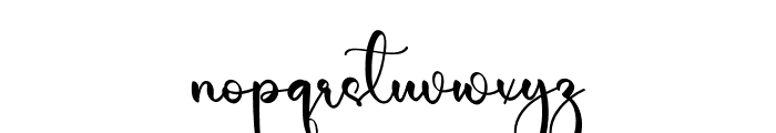 Gracia Calligraphy Font LOWERCASE