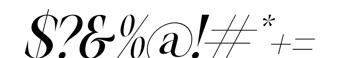 Gracie Italic Font OTHER CHARS