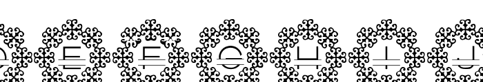Grade Monogram Font LOWERCASE