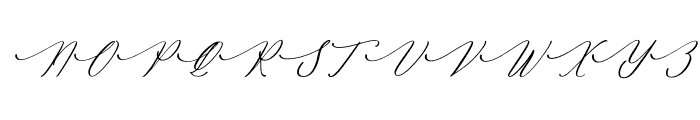 Gradefully Beauttina Italic Font UPPERCASE