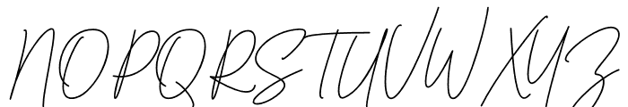 Gradientine Signature Font UPPERCASE