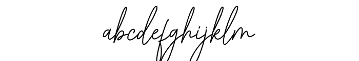 Gradientine Signature Font LOWERCASE