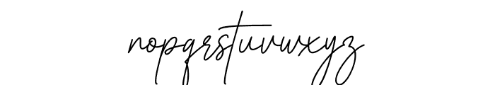 Gradientine Signature Font LOWERCASE