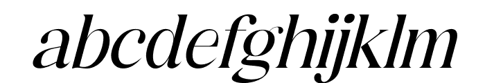 Graditen Italic Font LOWERCASE