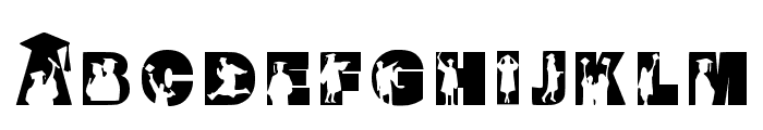 Graduation Font Regular Font UPPERCASE