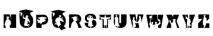 Graduation Font Regular Font UPPERCASE