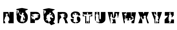 Graduation Font Regular Font LOWERCASE