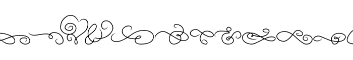 GraduationSwirls Font LOWERCASE