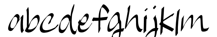 Grafatic Regular Font LOWERCASE
